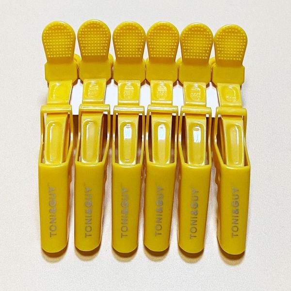 TIGI Crocodile hair clip YELLOW 6 pcs/pack TIGI Crocodile hair clip YELLOW 6 pcs/pack